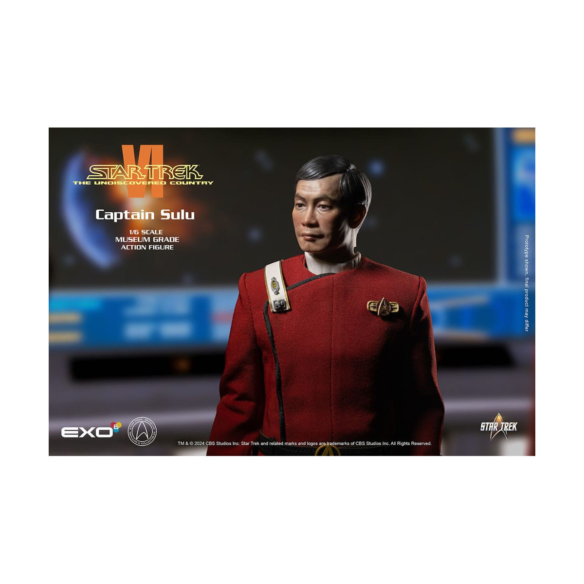 EXO-6 - Star Trek 6: Uncharted Territories 1/6 figura de acción Capitán Hikaru Sulu