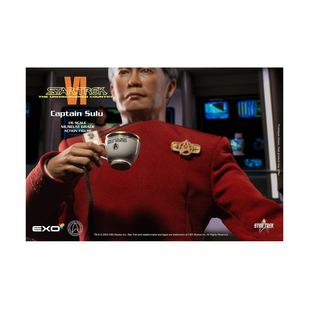 EXO-6 - Star Trek 6: Uncharted Territories 1/6 figura de acción Capitán Hikaru Sulu