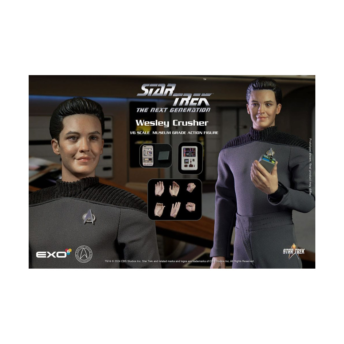 EXO-6 - Star Trek: La Nueva Generación figura de acción 1/6 Wesley Crusher