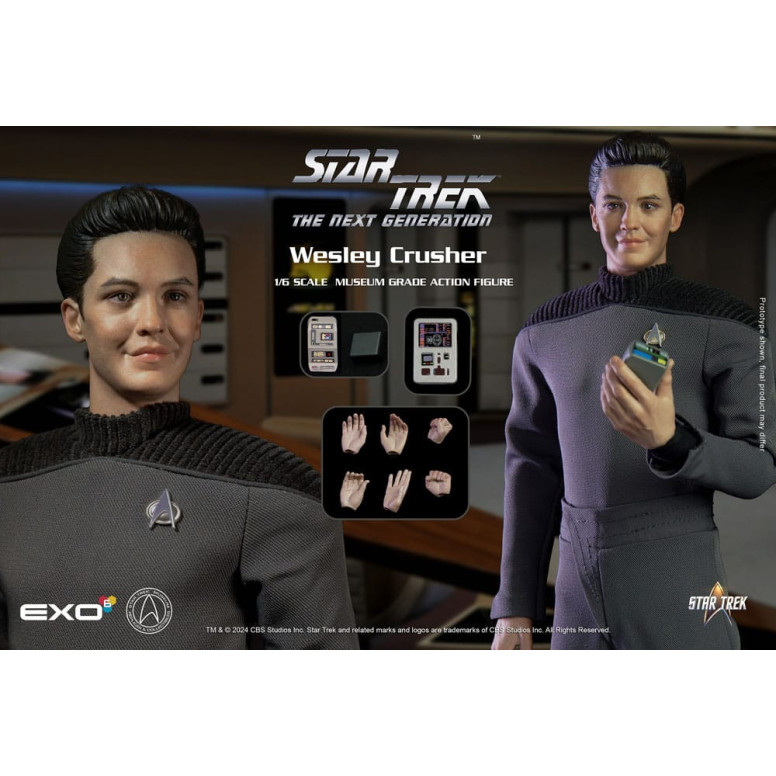 EXO-6 - Star Trek: La Nueva Generación figura de acción 1/6 Wesley Crusher