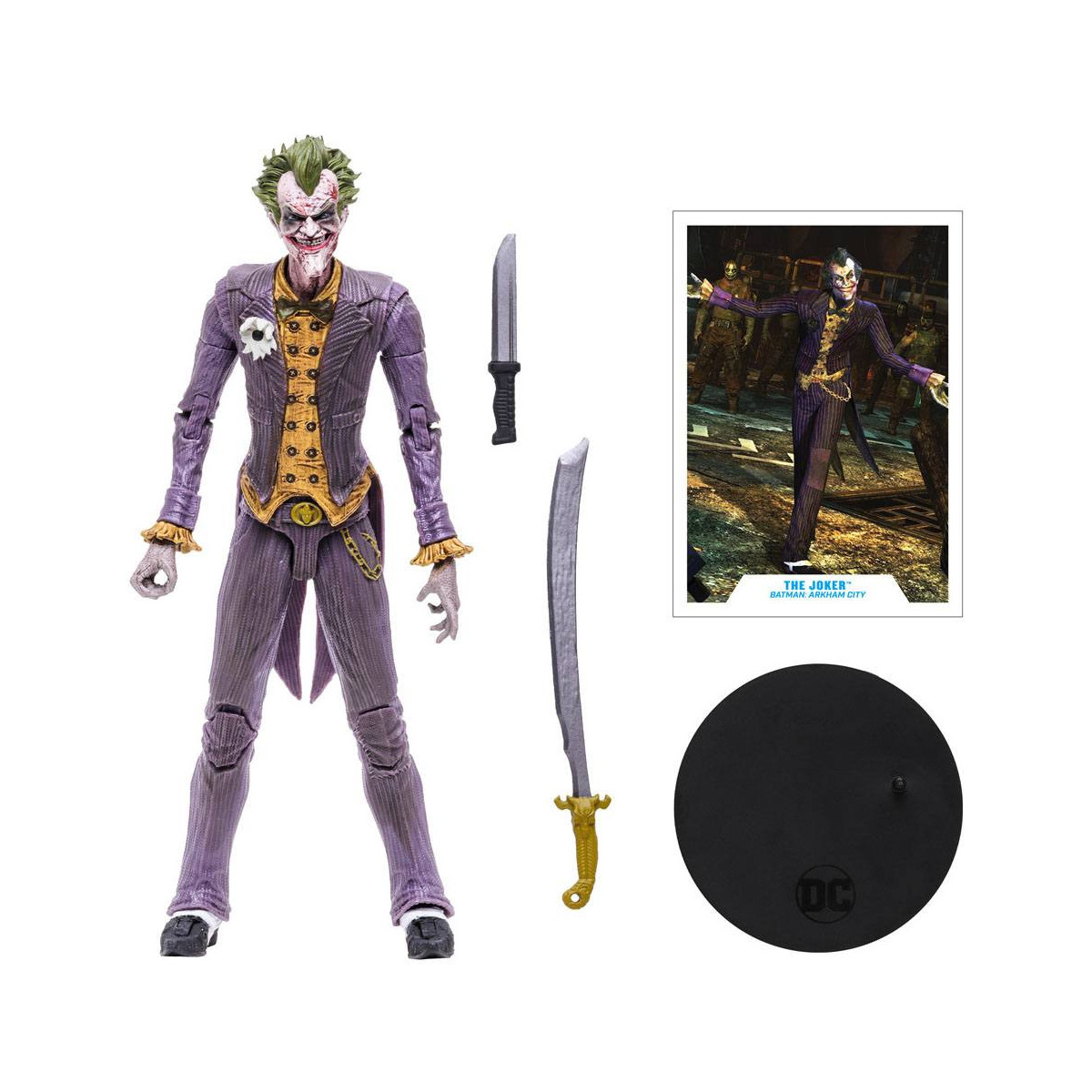 Mc Farlane - DC Multiverse - El Joker (Batman: Arkham City) 1/12
