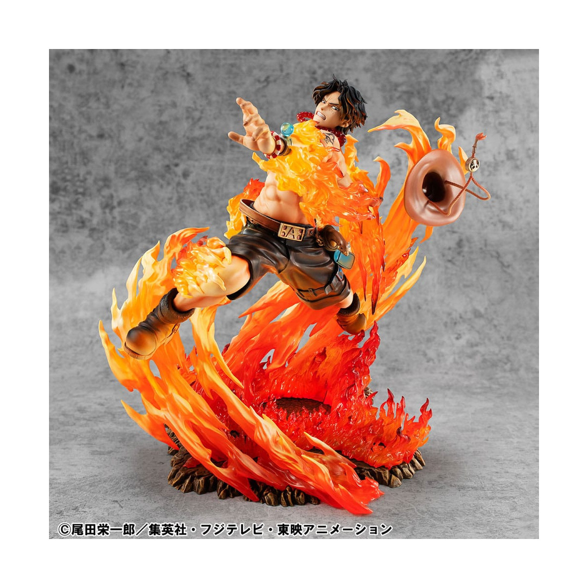 Megahouse One Piece Retrato De Piratas - P.O.P. NEO-MAXIMUM Portgas D. Ace 15th Anniversary Super Limited Reprint Ver.