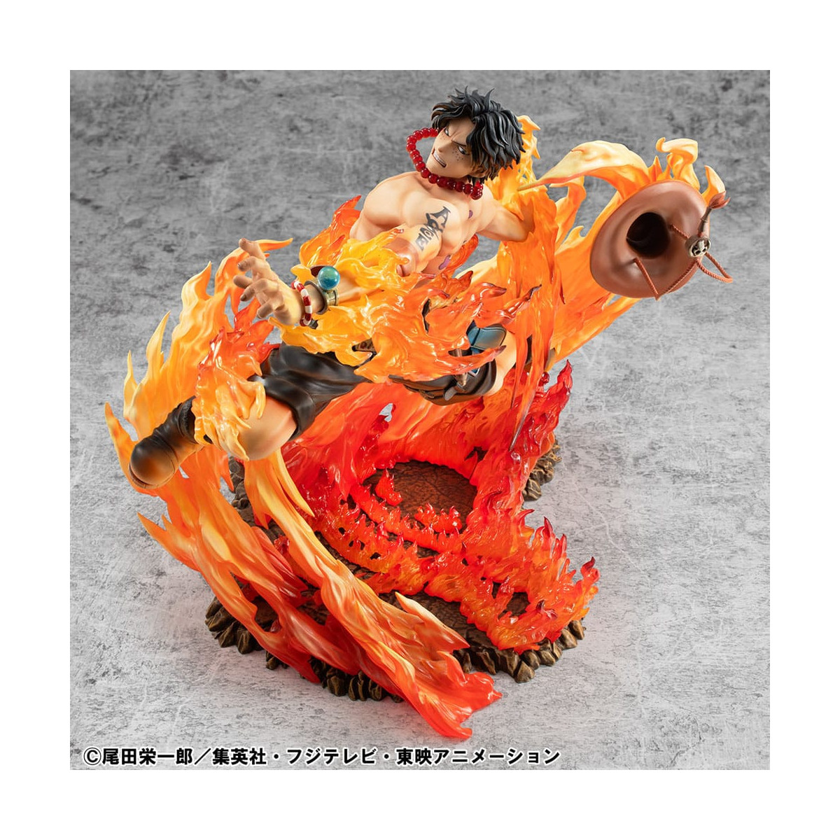 Megahouse One Piece Retrato De Piratas - P.O.P. NEO-MAXIMUM Portgas D. Ace 15th Anniversary Super Limited Reprint Ver.