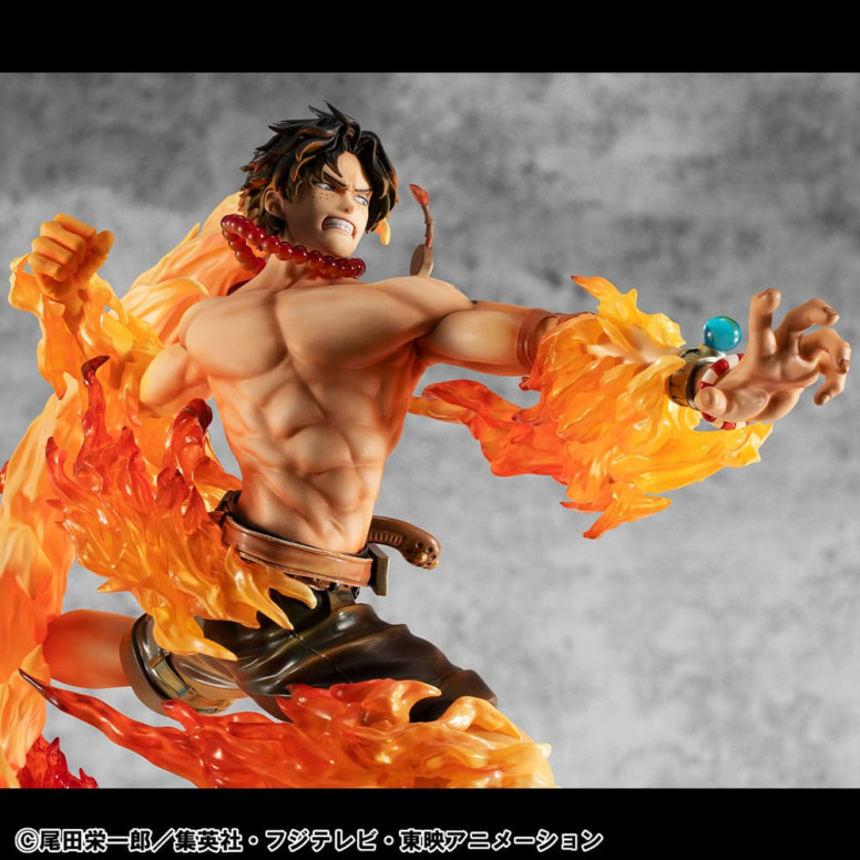 Megahouse One Piece Retrato De Piratas - P.O.P. NEO-MAXIMUM Portgas D. Ace 15th Anniversary Super Limited Reprint Ver.