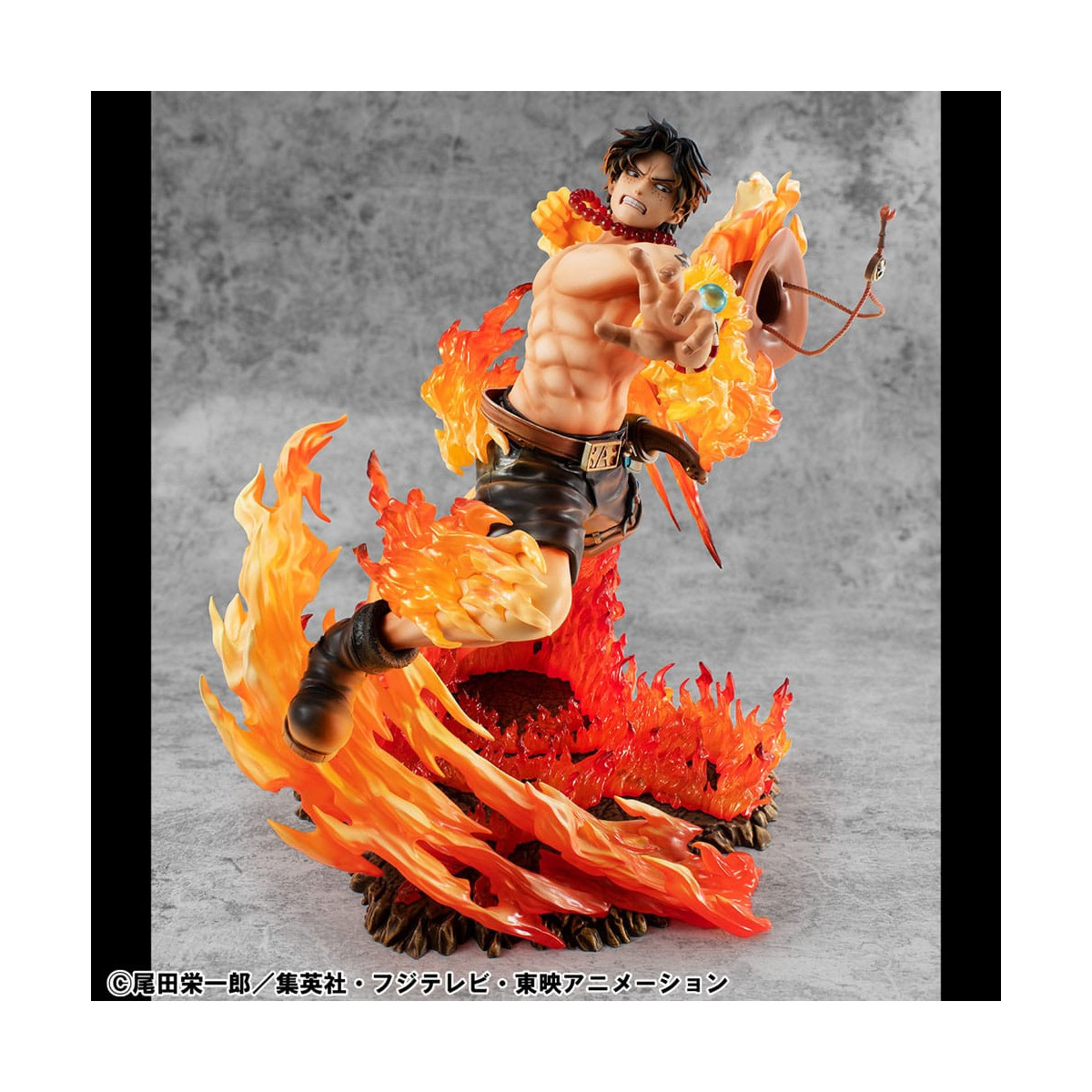 Megahouse One Piece Retrato De Piratas - P.O.P. NEO-MAXIMUM Portgas D. Ace 15th Anniversary Super Limited Reprint Ver.