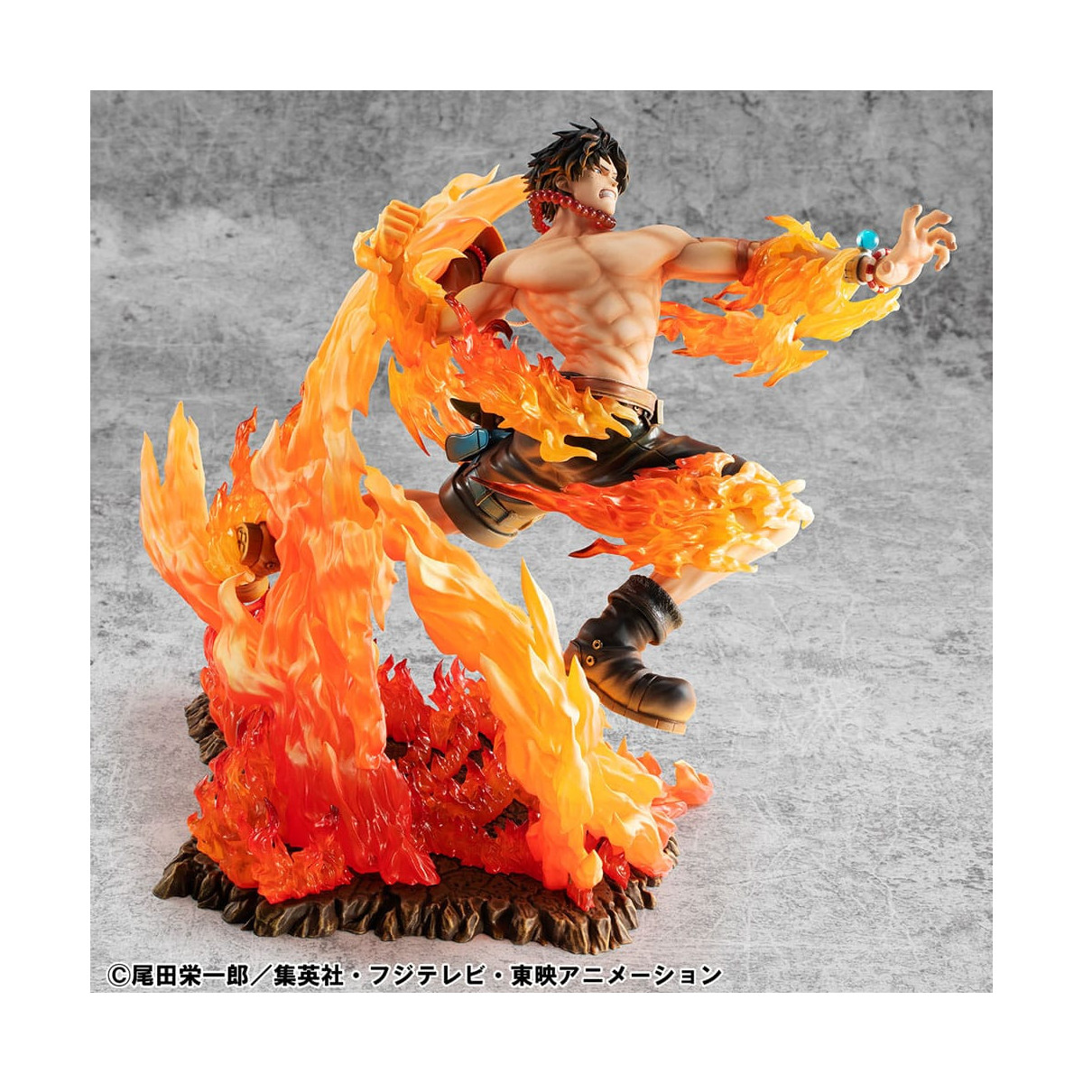 Megahouse One Piece Retrato De Piratas - P.O.P. NEO-MAXIMUM Portgas D. Ace 15th Anniversary Super Limited Reprint Ver.