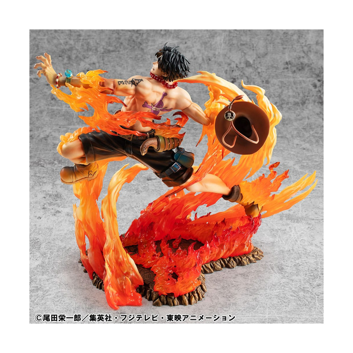 Megahouse One Piece Retrato De Piratas - P.O.P. NEO-MAXIMUM Portgas D. Ace 15th Anniversary Super Limited Reprint Ver.