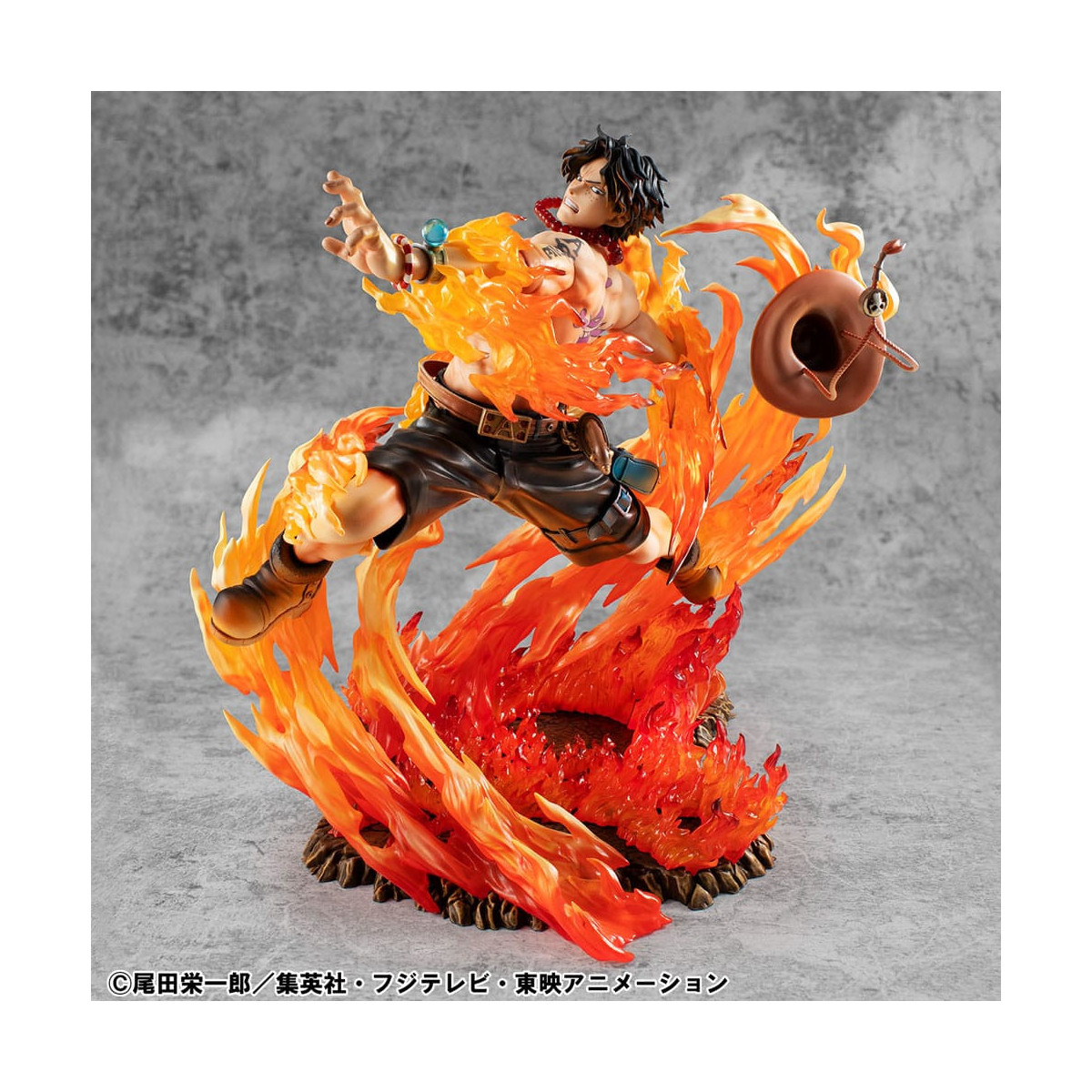 Megahouse One Piece Retrato De Piratas - P.O.P. NEO-MAXIMUM Portgas D. Ace 15th Anniversary Super Limited Reprint Ver.