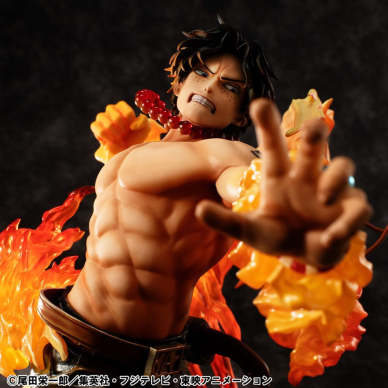 Megahouse One Piece Retrato De Piratas - P.O.P. NEO-MAXIMUM Portgas D. Ace 15th Anniversary Super Limited Reprint Ver.