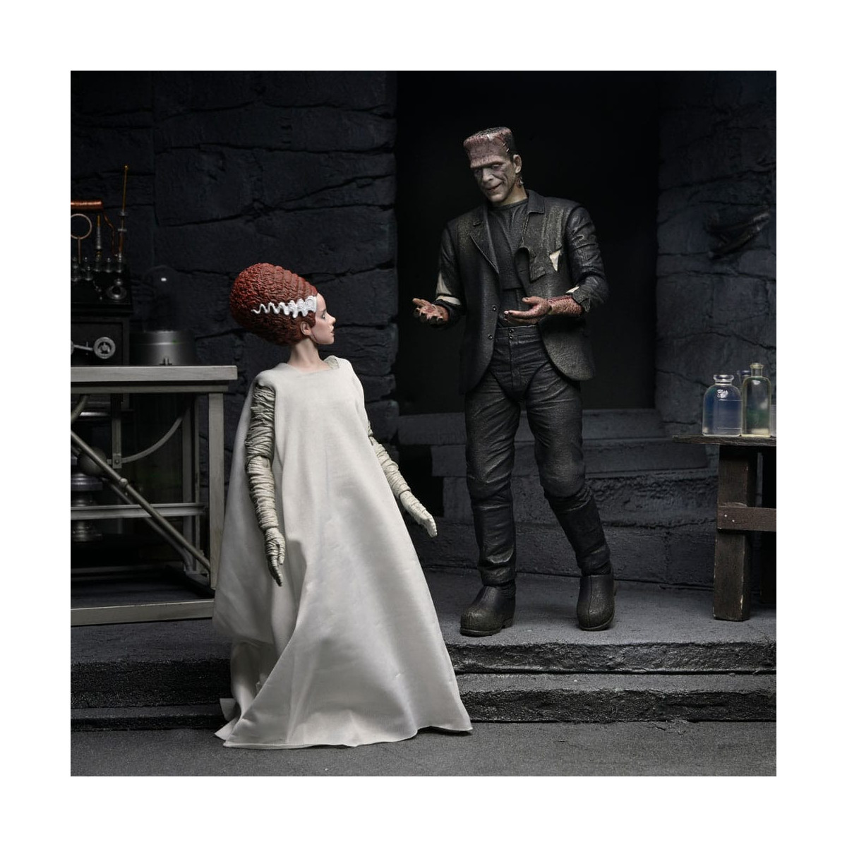 NECA Universal Monsters - 2 pack La Novia de Frankenstein 90 Aniversario El Monstruo y su Pareja