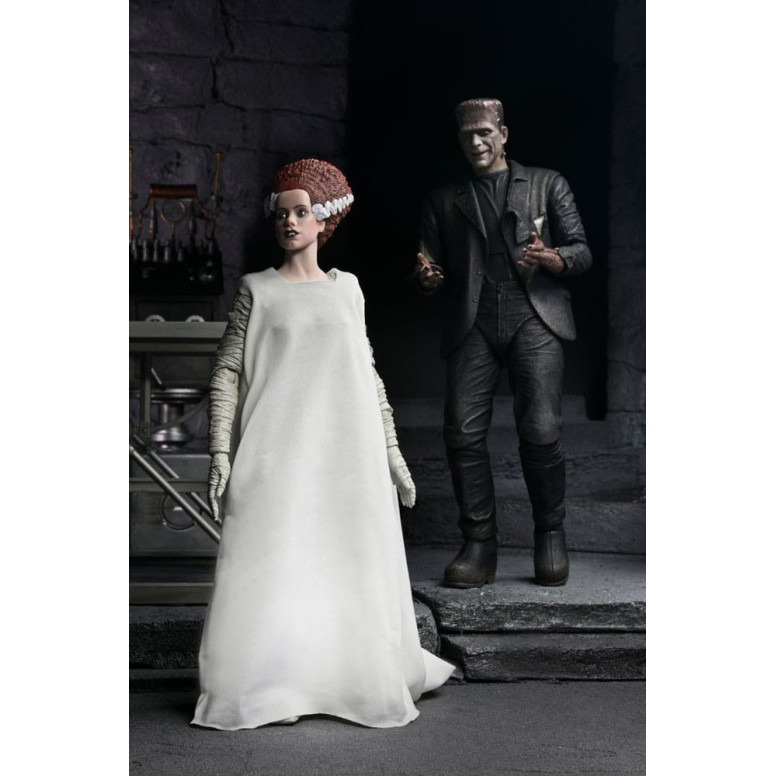 NECA Universal Monsters - 2 pack La Novia de Frankenstein 90 Aniversario El Monstruo y su Pareja