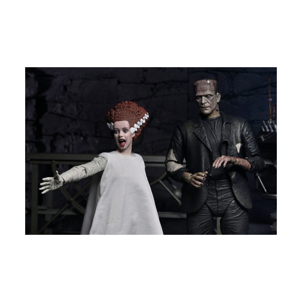 NECA Universal Monsters - 2 pack La Novia de Frankenstein 90 Aniversario El Monstruo y su Pareja