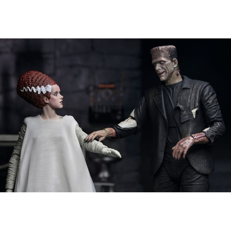 NECA Universal Monsters - 2 pack La Novia de Frankenstein 90 Aniversario El Monstruo y su Pareja