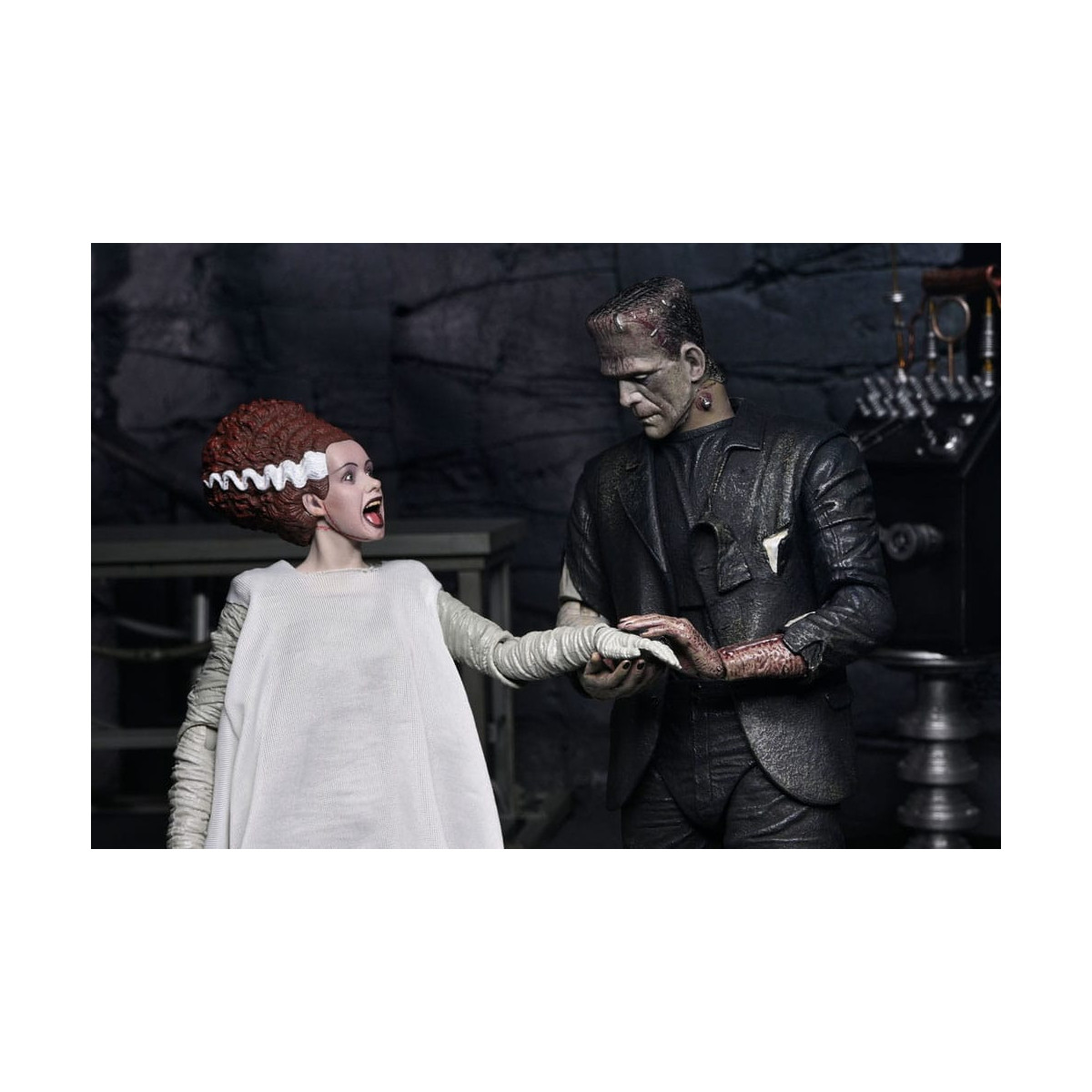 NECA Universal Monsters - 2 pack La Novia de Frankenstein 90 Aniversario El Monstruo y su Pareja