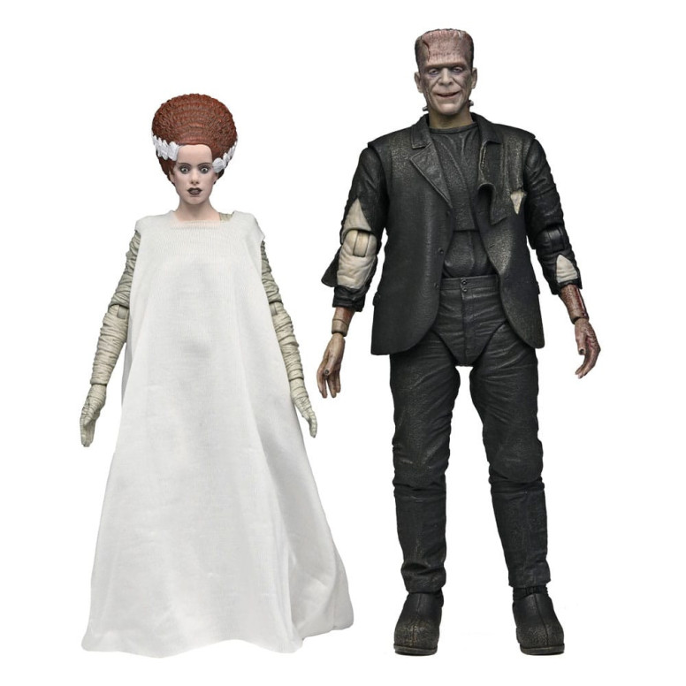 NECA Universal Monsters - 2 pack La Novia de Frankenstein 90 Aniversario El Monstruo y su Pareja