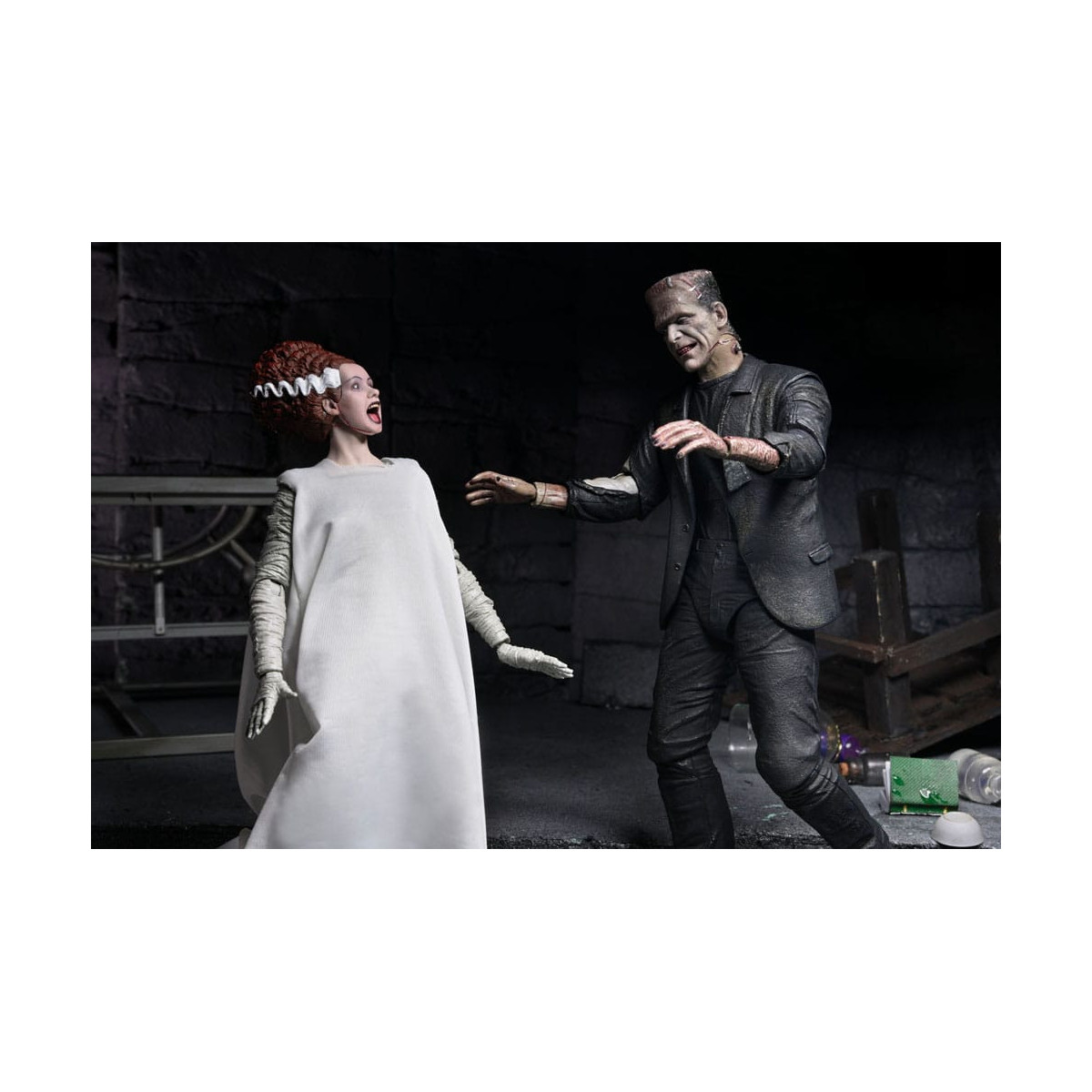 NECA Universal Monsters - 2 pack La Novia de Frankenstein 90 Aniversario El Monstruo y su Pareja
