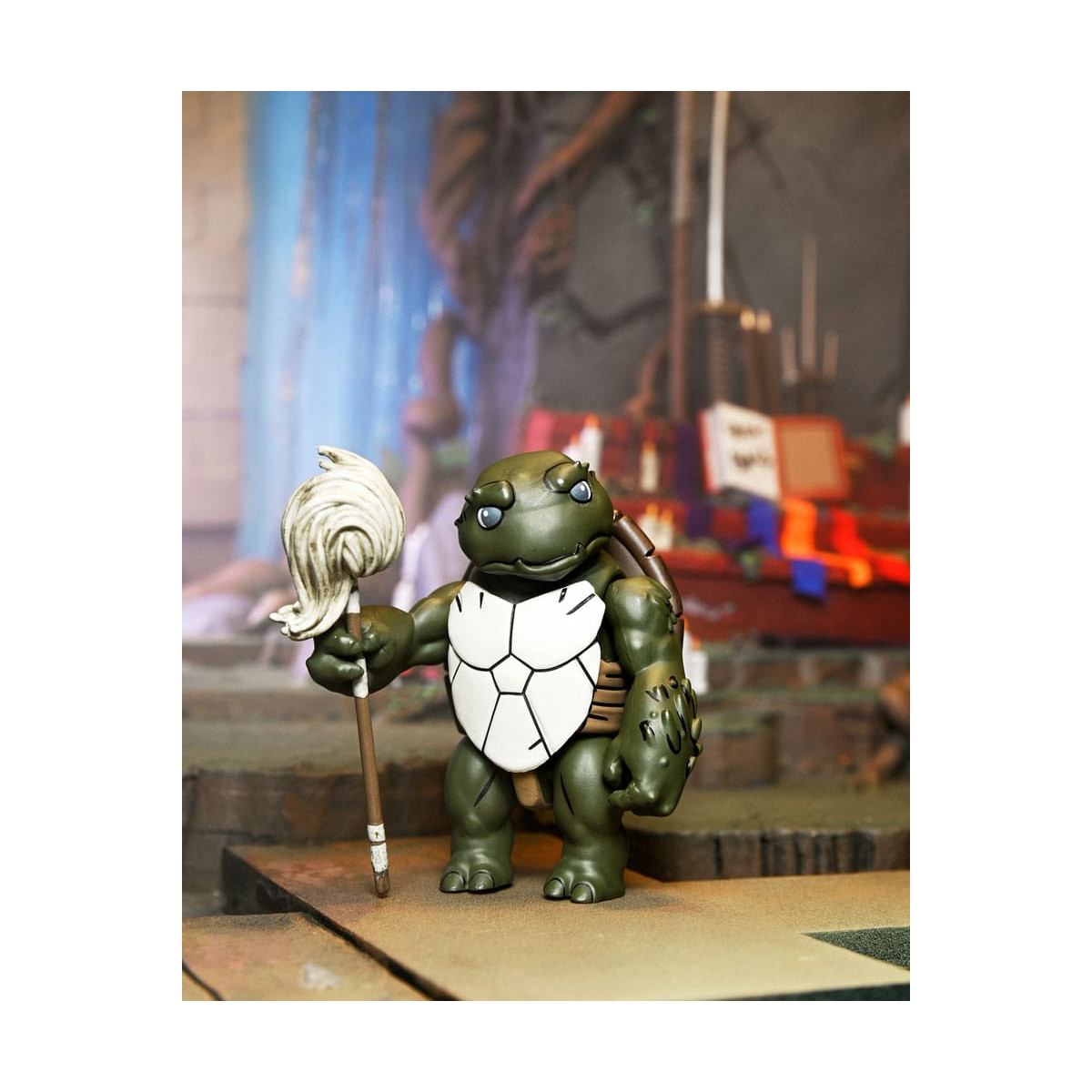 NECA - IDW Comics - Ultimate Casey Marie con Bebé Odyn y Uno - El Último Ronin: Años Perdidos- TMNT