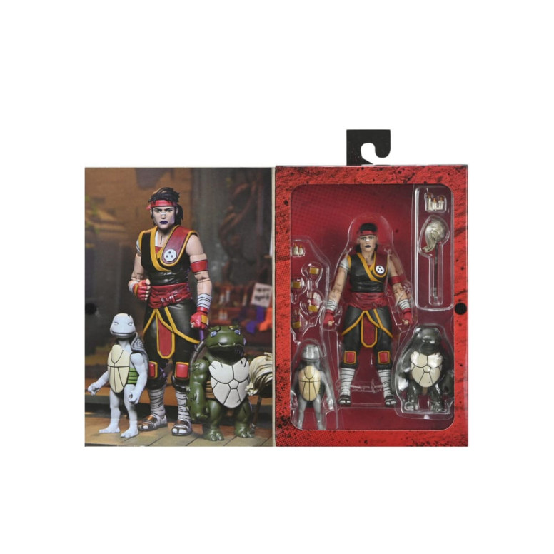 NECA - IDW Comics - Ultimate Casey Marie con Bebé Odyn y Uno - El Último Ronin: Años Perdidos- TMNT