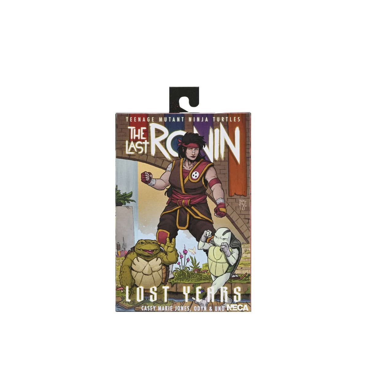 NECA - IDW Comics - Ultimate Casey Marie con Bebé Odyn y Uno - El Último Ronin: Años Perdidos- TMNT