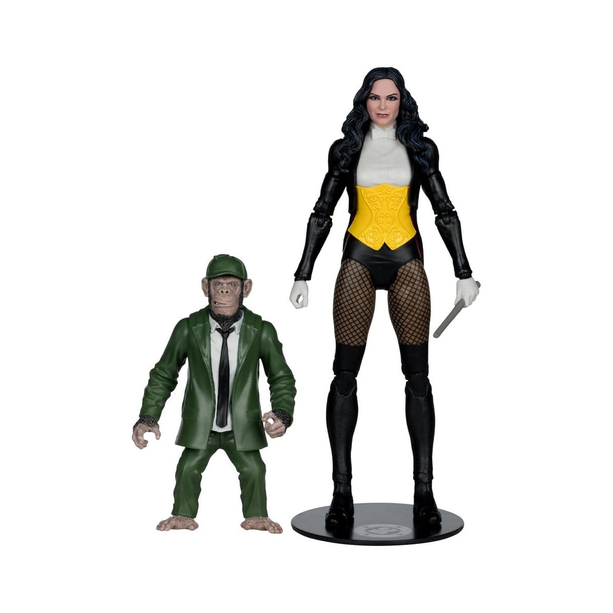 Mc Farlane - DC Multiverse - Zatanna con Detective Chimpancé Edición Coleccionista 1/12