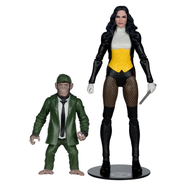Mc Farlane - DC Multiverse - Zatanna con Detective Chimpancé Edición Coleccionista 1/12