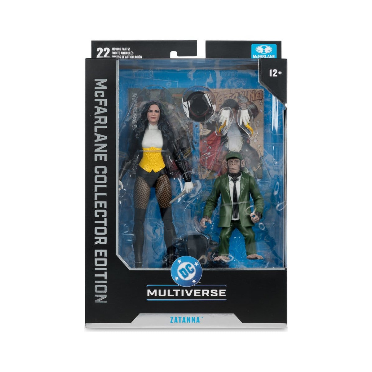 Mc Farlane - DC Multiverse - Zatanna con Detective Chimpancé Edición Coleccionista 1/12