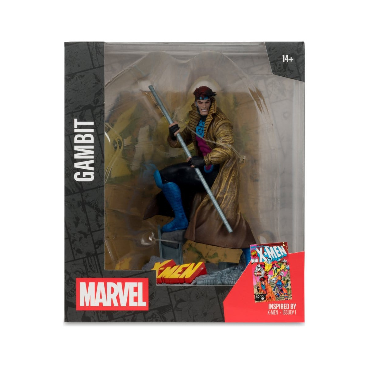 Mc Farlane - Colección Marvel Gambito (X-Men 1) 1/10
