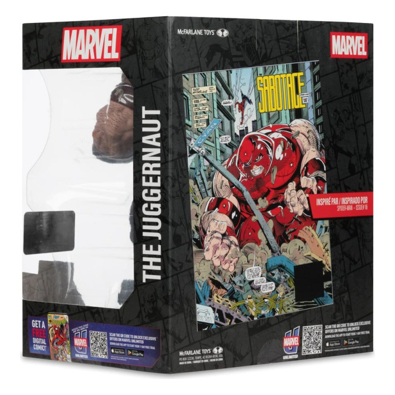 Mc Farlane - Colección Marvel El Juggernaut (Spider-Man 16) Gold Label 1/10