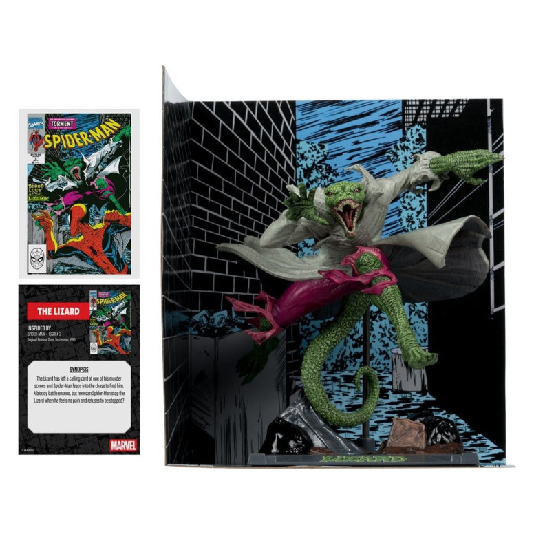 Mc Farlane - Colección Marvel El Lagarto (Spider-Man 2) 1/10