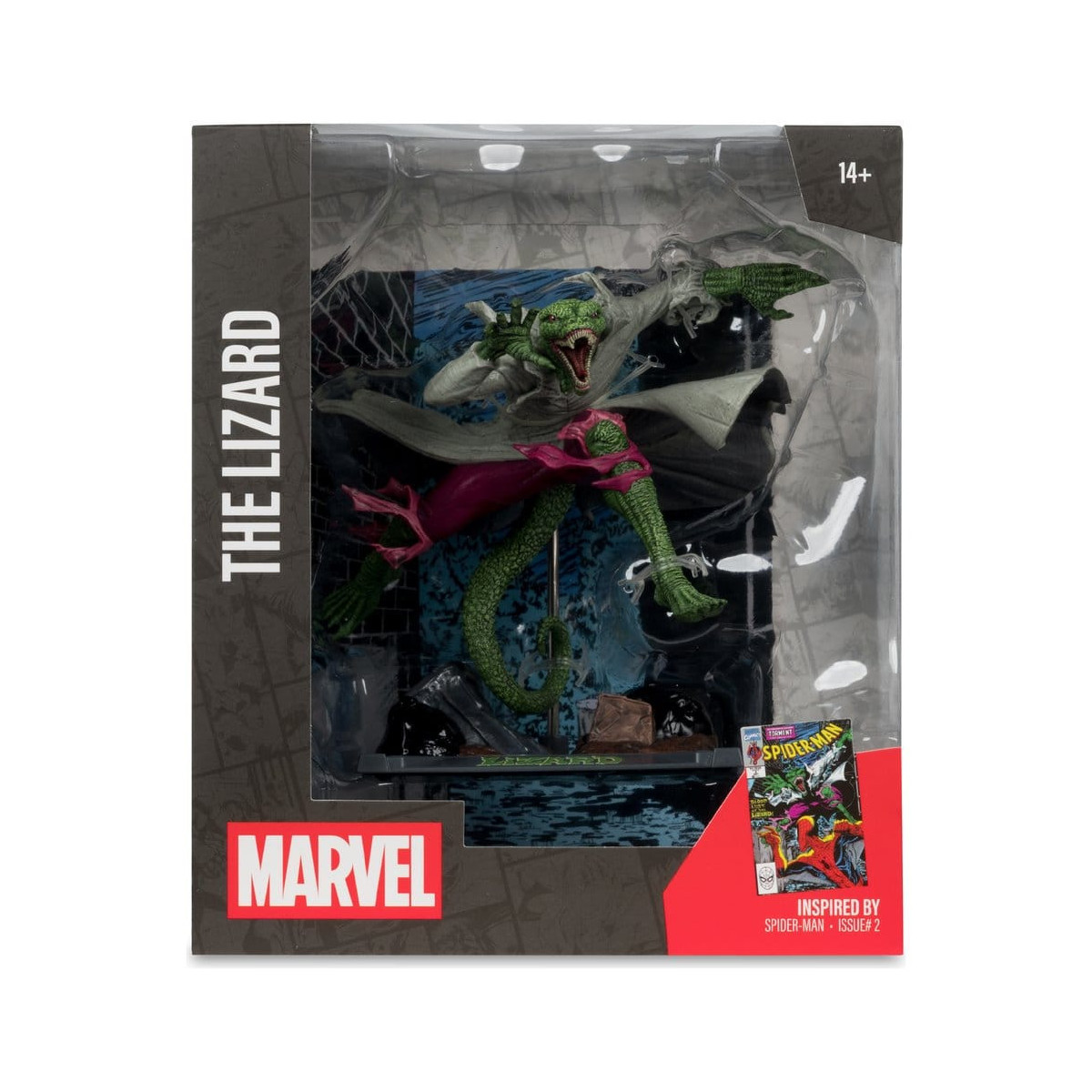 Mc Farlane - Colección Marvel El Lagarto (Spider-Man 2) 1/10