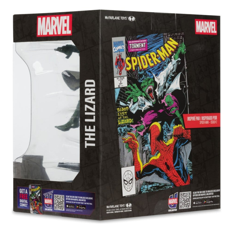 Mc Farlane - Colección Marvel El Lagarto (Spider-Man 2) 1/10