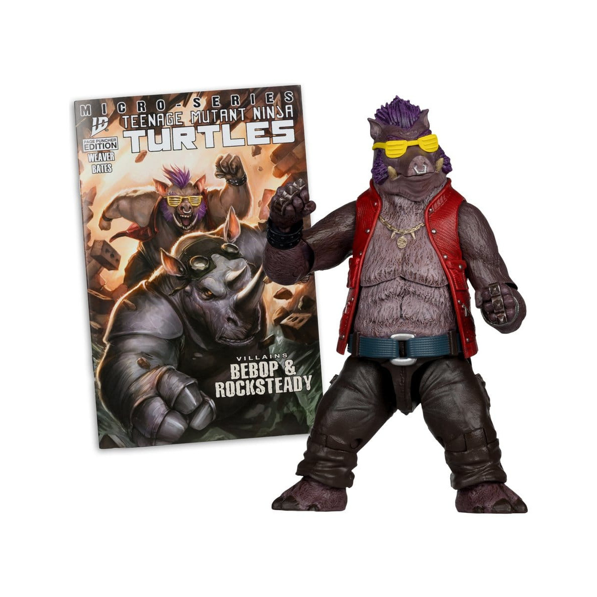 Mc Farlane TMNT - Perforadores de páginas - Bebop - Teenage Mutant Ninja Turtles