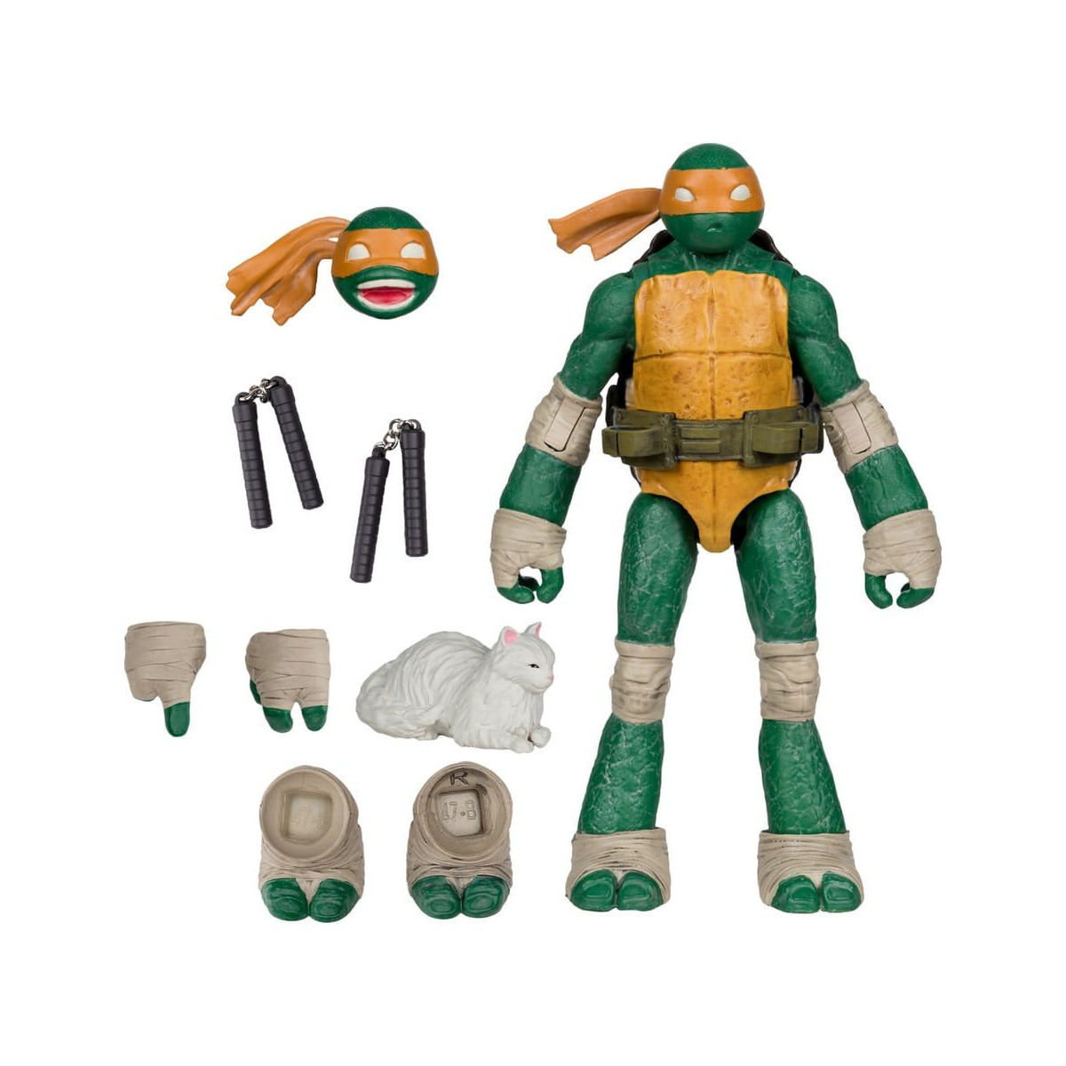 Mc Farlane TMNT - Perforadores de páginas - Miguel Ángel - Teenage Mutant Ninja Turtles