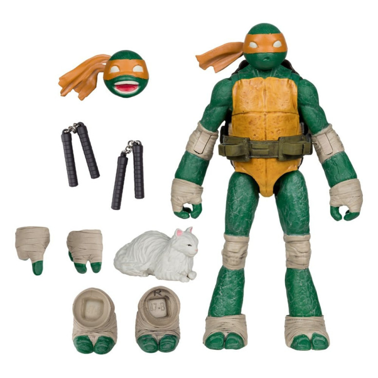 Mc Farlane TMNT - Perforadores de páginas - Miguel Ángel - Teenage Mutant Ninja Turtles