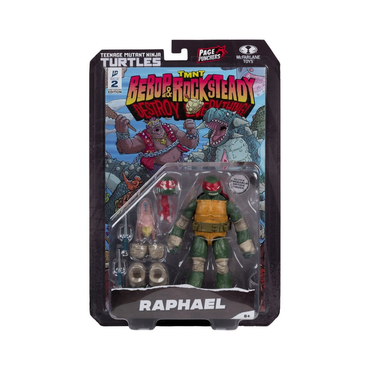 Mc Farlane TMNT - Perforadores de páginas - Raphael - Teenage Mutant Ninja Turtles