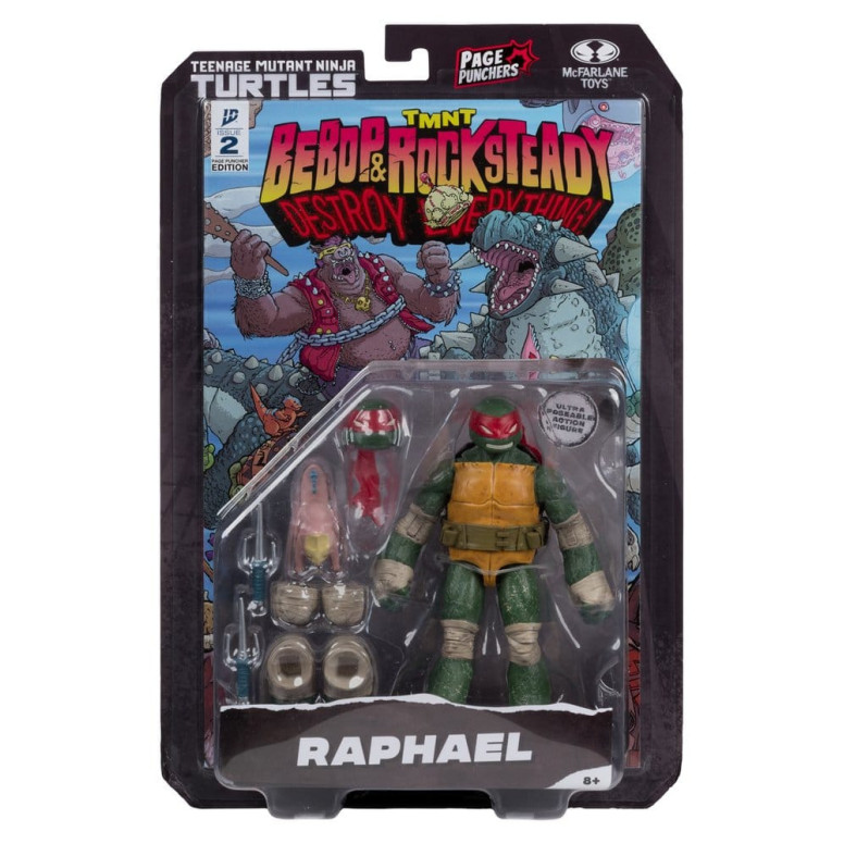 Mc Farlane TMNT - Perforadores de páginas - Raphael - Teenage Mutant Ninja Turtles