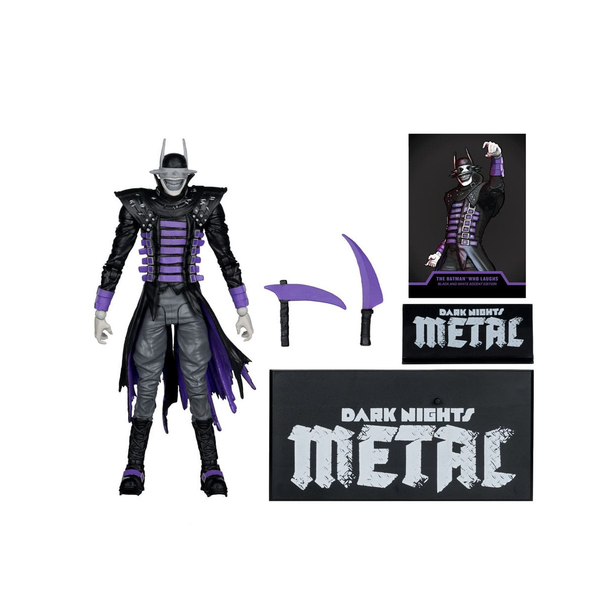 Mc Farlane DC Multiverse - Dark Nights : Metal - The Batman Who Laughs (B&N con acento) Gold Label