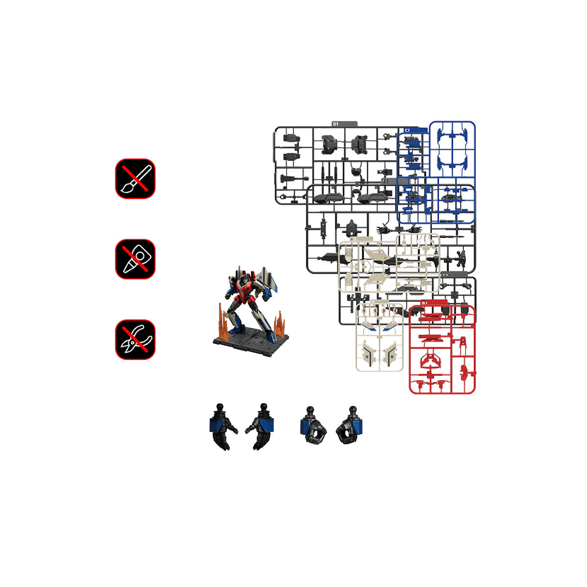 Blokees Transformers One - Clásico Clase 16 Starscream