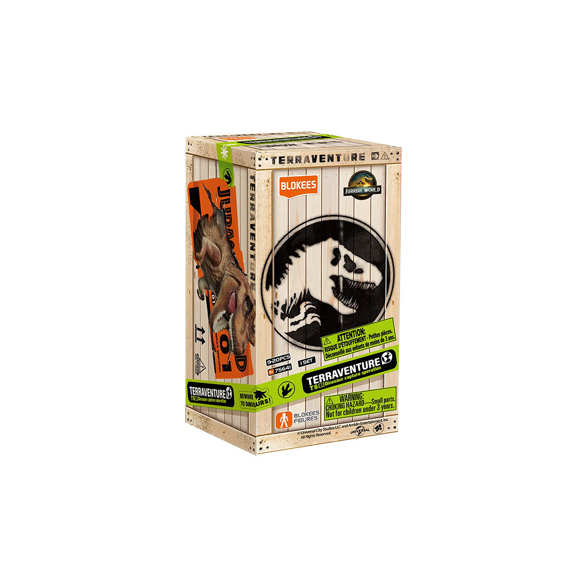 Blokees Jurassic World Terraventure TS 01 - Operación de captura de dinosaurios