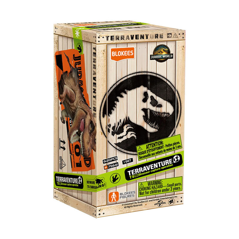 Blokees Jurassic World Terraventure TS 01 - Operación de captura de dinosaurios