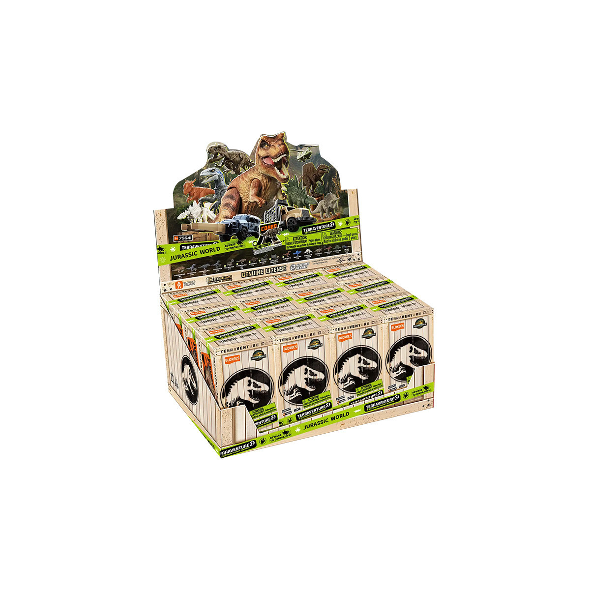 Blokees Jurassic World Terraventure TS 01 - Operación de captura de dinosaurios