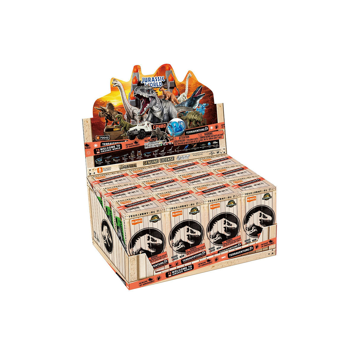 Blokees Jurassic World Terraventure TS 02 - Operación de captura de dinosaurios
