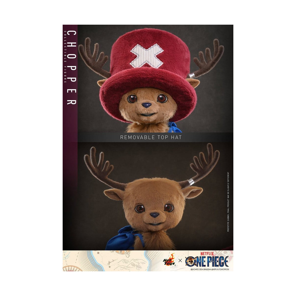 Hot toys - TONY TONY CHOPPER Figura Coleccionable 1/1 - One Piece Tv Serie