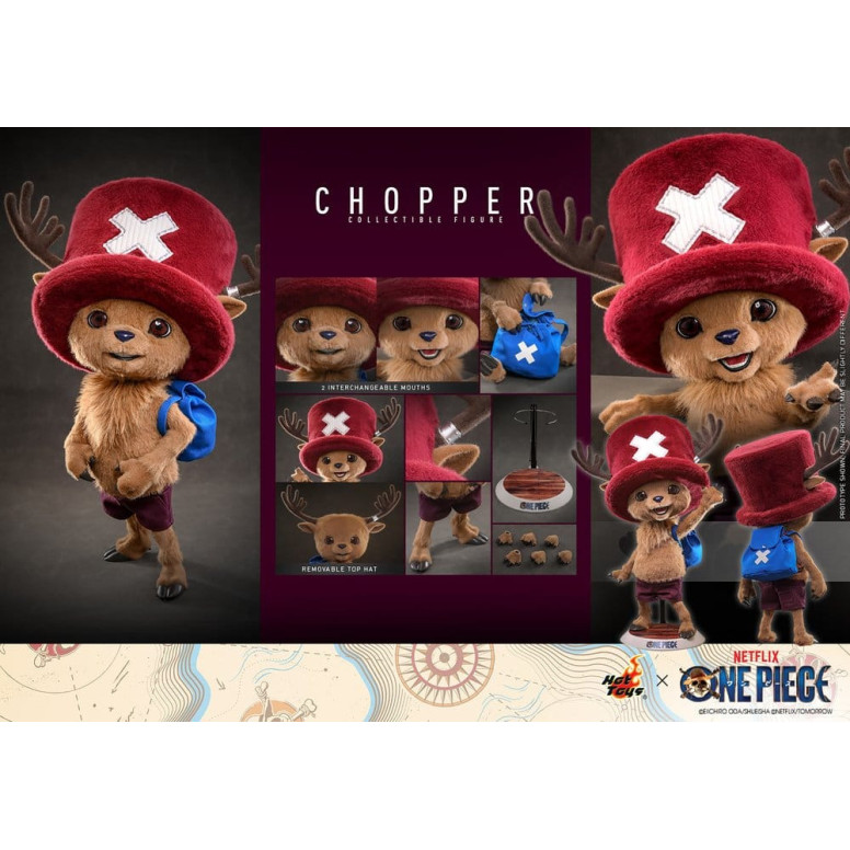Hot toys - TONY TONY CHOPPER Figura Coleccionable 1/1 - One Piece Tv Serie