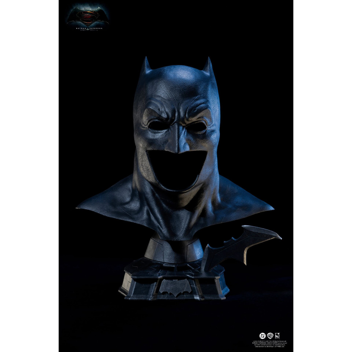 Pure Arts - Justice League batman v Superman El Amanecer de la Justicia - Réplica de la Capucha de Batman 1/1