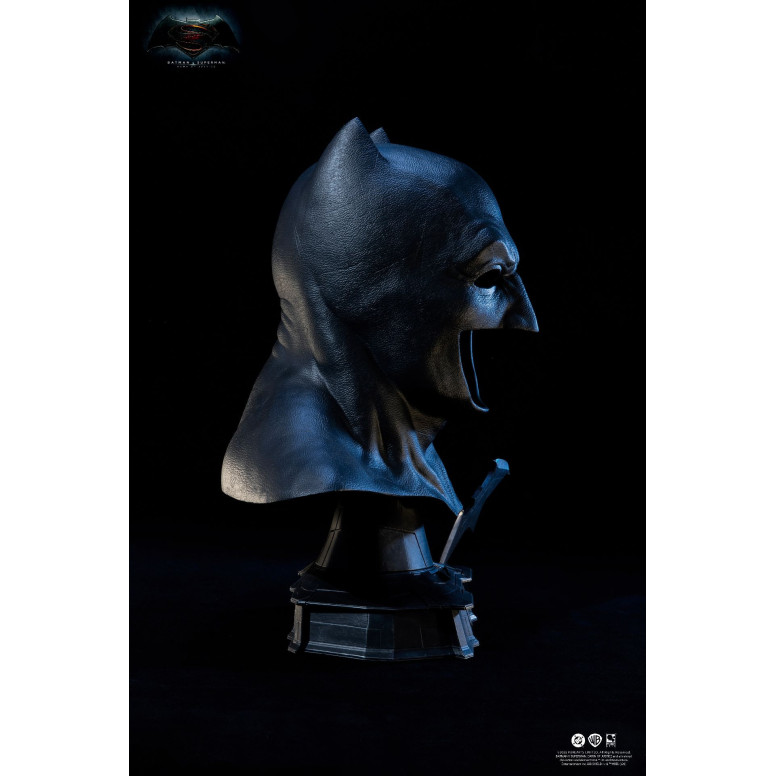 Pure Arts - Justice League batman v Superman El Amanecer de la Justicia - Réplica de la Capucha de Batman 1/1