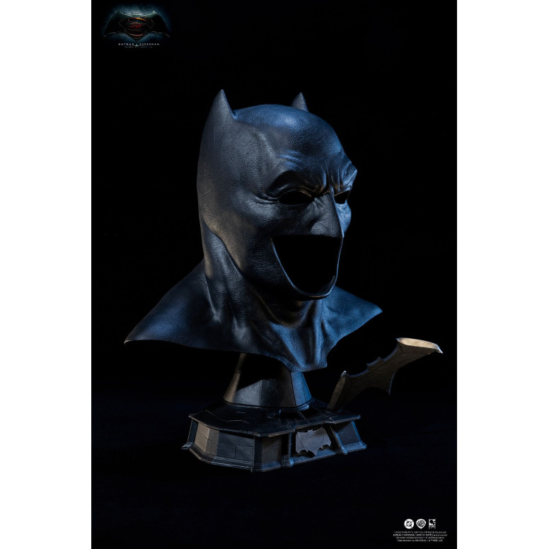 Pure Arts - Justice League batman v Superman El Amanecer de la Justicia - Réplica de la Capucha de Batman 1/1