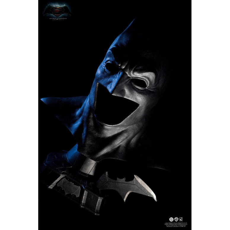 Pure Arts - Justice League batman v Superman El Amanecer de la Justicia - Réplica de la Capucha de Batman 1/1