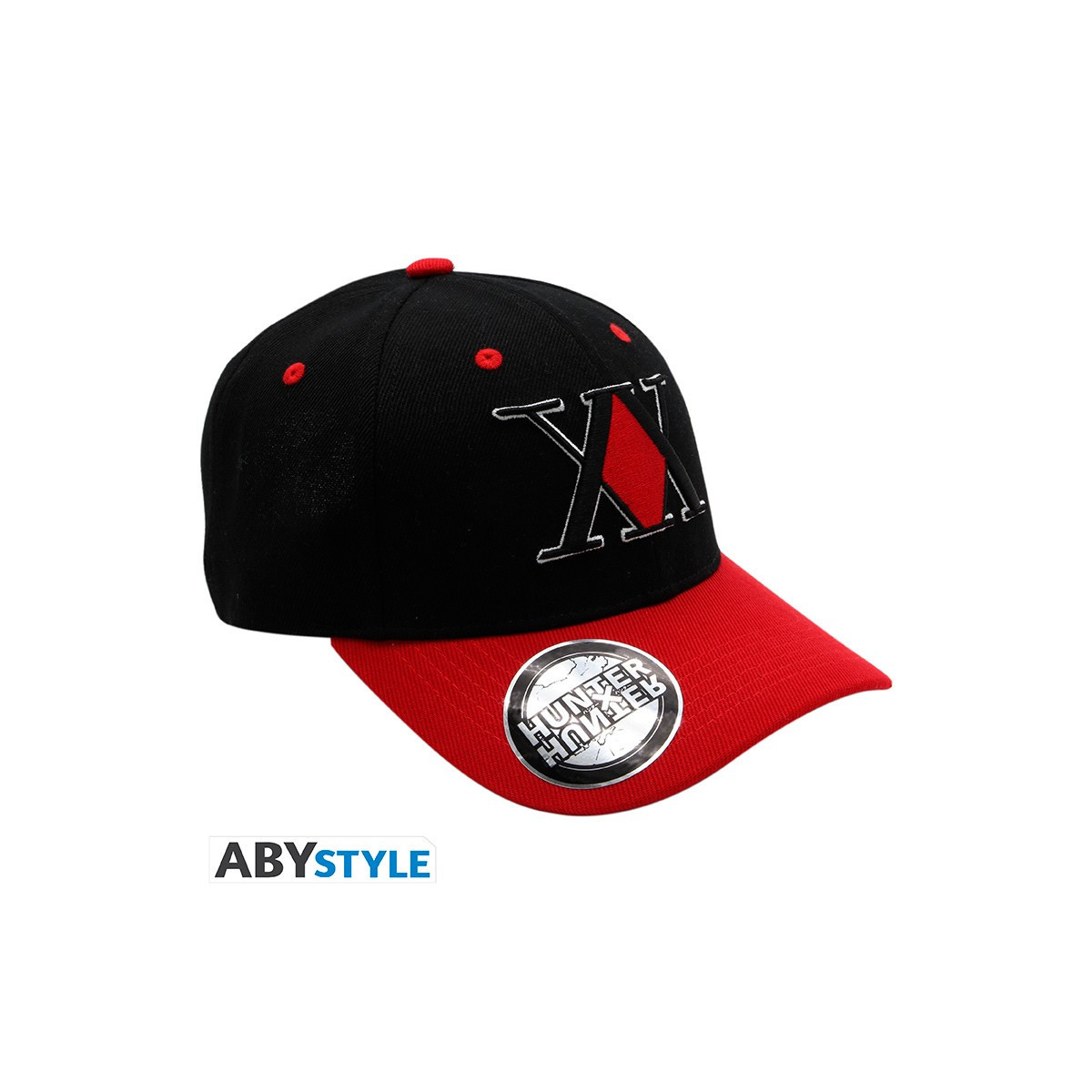 ABYstyle - Hunter × Hunter - Gorra con emblema negro y rojo