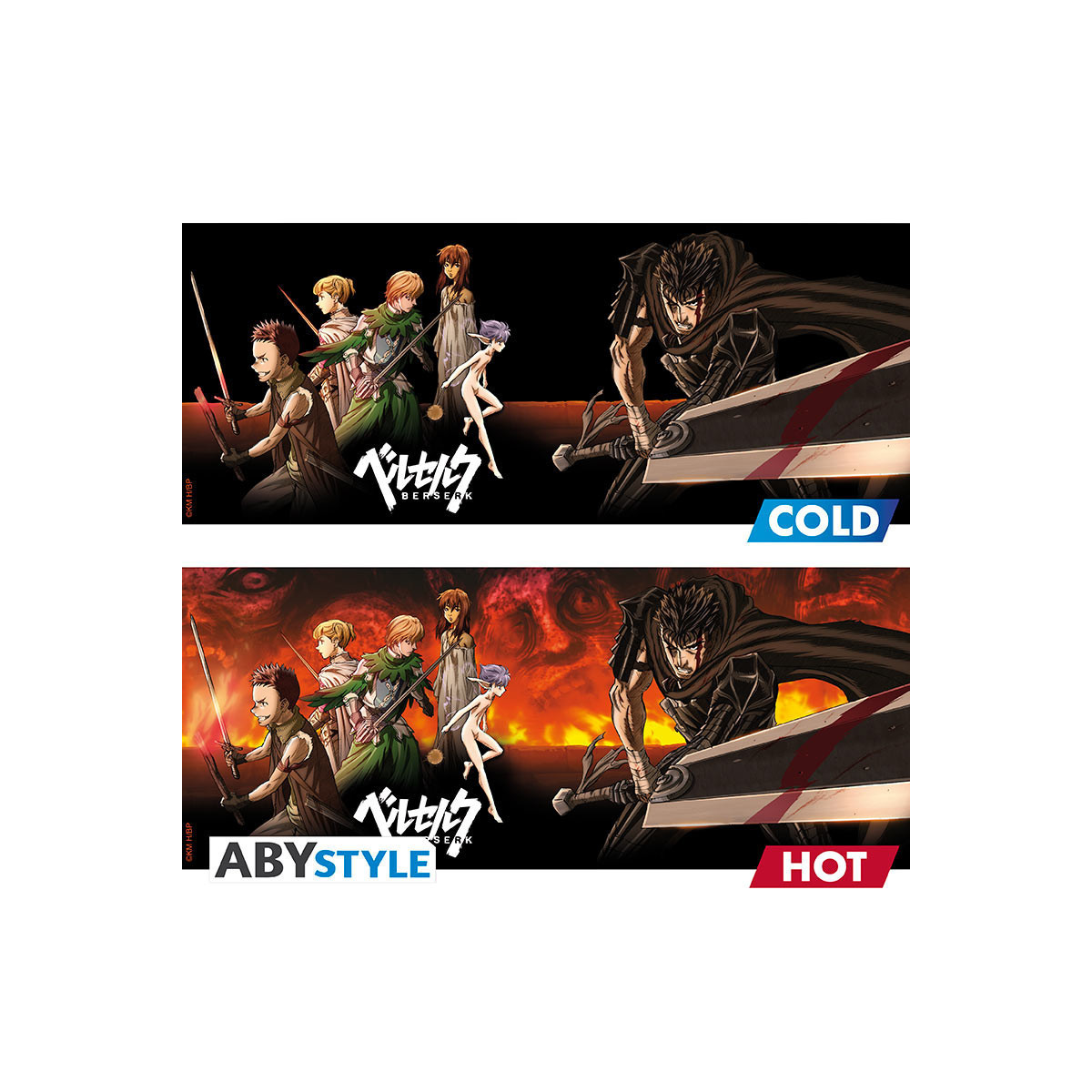 ABYstyle - Berserk - Taza termo-reactiva 460 ml